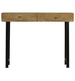 Table console Bois de manguier massif 102 x 30 x 79 cm