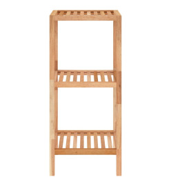 Étagère de salle de bain 36x36x79 cm Bois massif de noyer