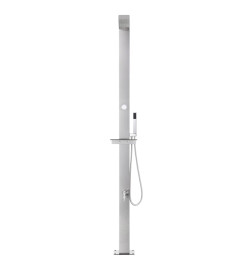 Douche de jardin 220 cm Acier inoxydable