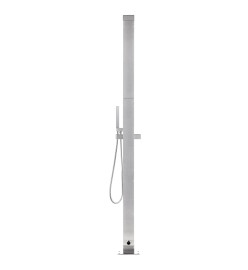 Douche de jardin 220 cm Acier inoxydable