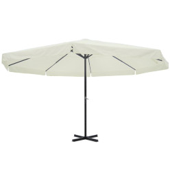 Parasol Blanc Aluminium 500 cm