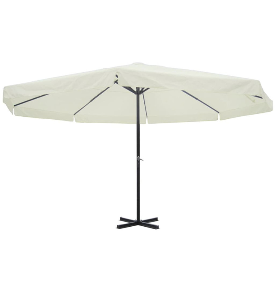 Parasol Blanc Aluminium 500 cm