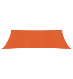 Voile d'ombrage 160 g/m² Orange 2x5 m PEHD