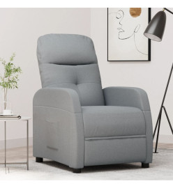 Fauteuil inclinable Gris clair Tissu