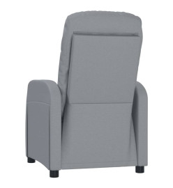 Fauteuil inclinable Gris clair Tissu