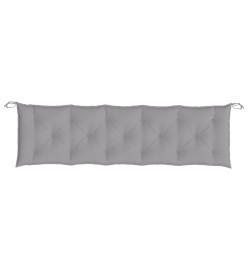 Coussin de banc de jardin gris 180x50x7 cm tissu oxford