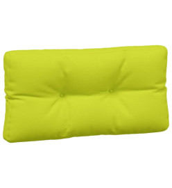 Coussins de palette 3 pcs vert vif tissu