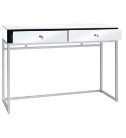 Table console miroir Acier et verre 107 x 33 x 77 cm