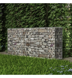 Panier de gabion Acier galvanisé 200x50x100 cm