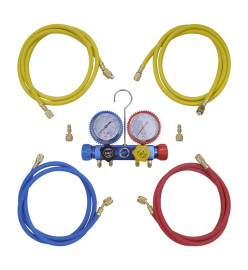 Set manifold 4 voies avec mallette