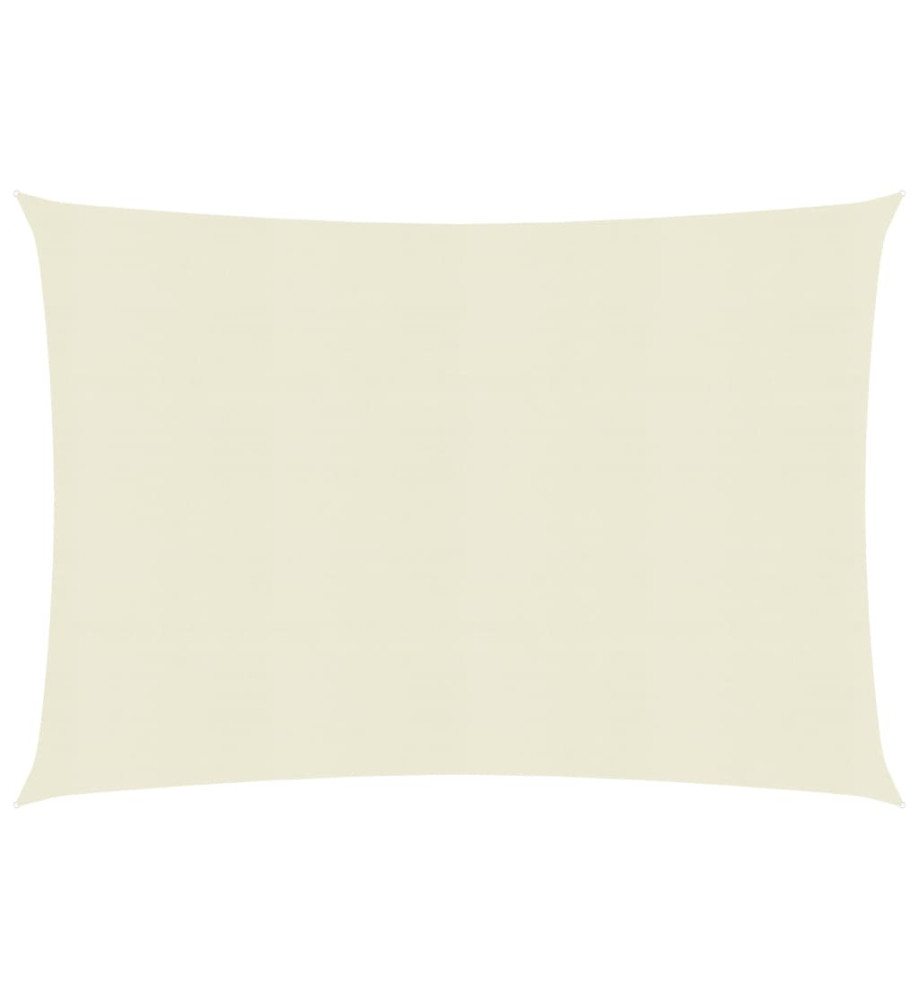 Voile d'ombrage 160 g/m² Crème 3x4 m PEHD