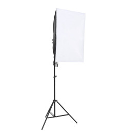 Kit de studio photo avec éclairage et toile de fond