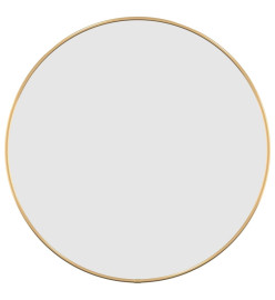 Miroir mural Doré Ø 50 cm Rond