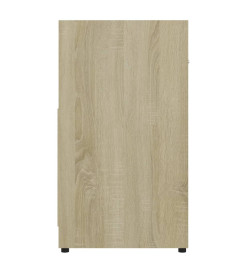 Armoire de salle de bain Chêne sonoma 60x33x61 cm Aggloméré