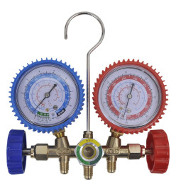 Ensemble de manomètre à 2 voies pour climatiseur