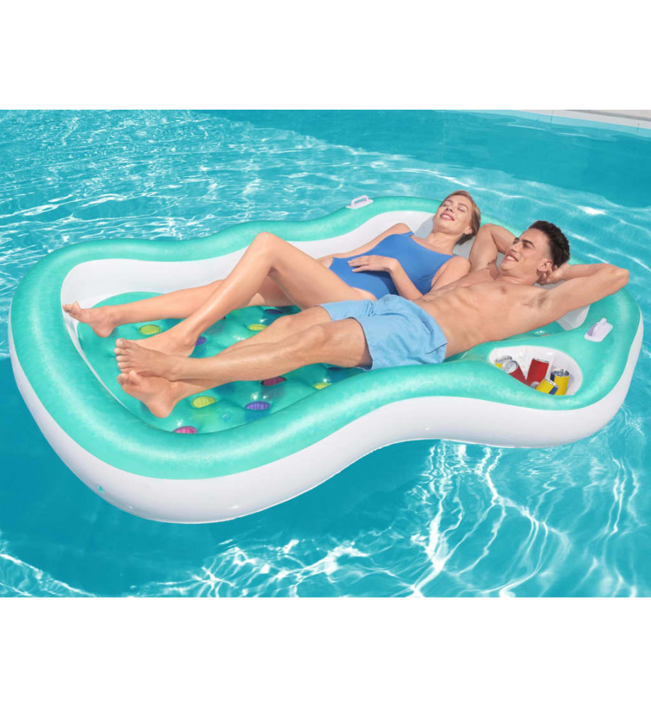 Bestway Salon de piscine Double Designer 224x174 cm