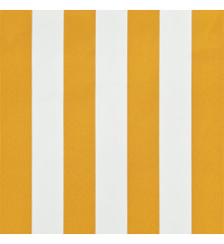 Auvent rétractable 300x150 cm Jaune et blanc