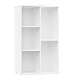 Bibliothèque/Buffet Blanc 50x25x80 cm Aggloméré