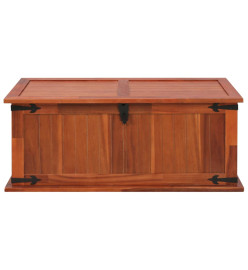 Coffre de rangement 90x45x40 cm Bois d'acacia solide