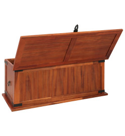 Coffre de rangement 90x45x40 cm Bois d'acacia solide