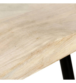 Tabourets de bar lot de 4 bois de manguier massif