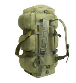 Sac de sport style militaire 3-en-1 90 L Vert olive