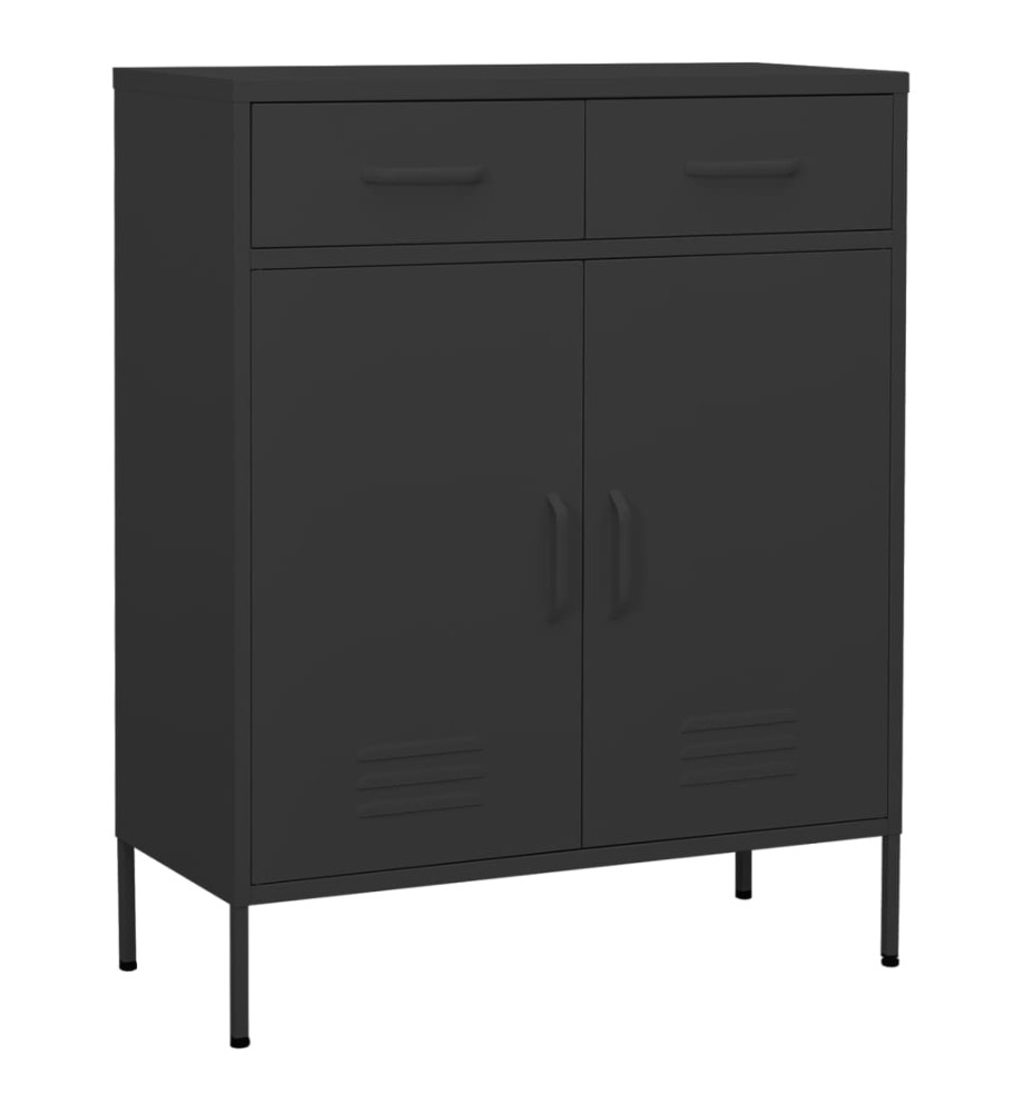 Armoire de rangement Anthracite 80x35x101,5 cm Acier