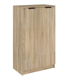 Armoire à chaussures Chêne sonoma 59x35x100cm Bois d'ingénierie