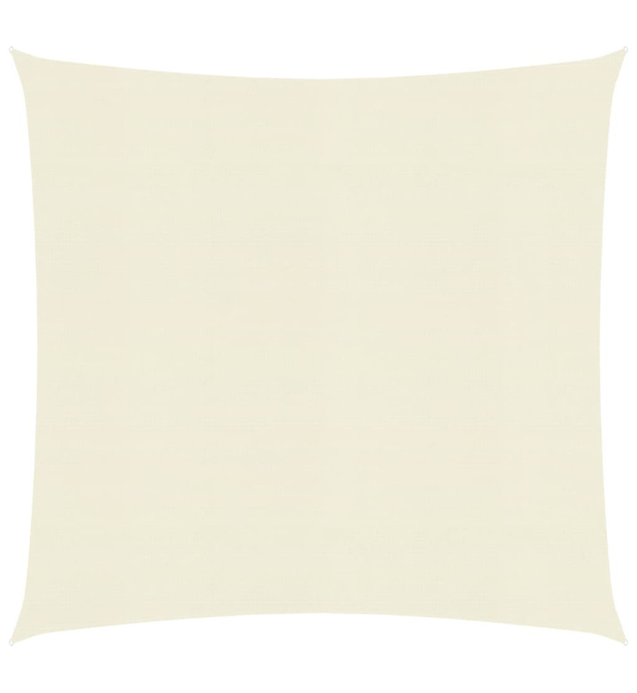 Voile d'ombrage 160 g/m² Crème 5x5 m PEHD