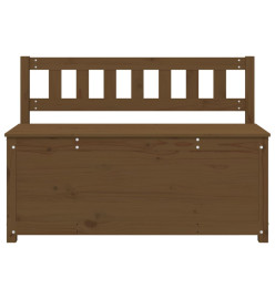 Banc Marron miel 110x41x76,5 cm Bois de pin massif