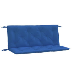 Coussins de banc de jardin 2 pcs bleu 120x50x7 cm tissu Oxford