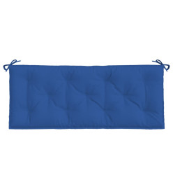 Coussins de banc de jardin 2 pcs bleu 120x50x7 cm tissu Oxford