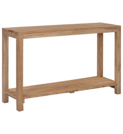 Table console 120 x 35 x 75 cm Bois de teck massif