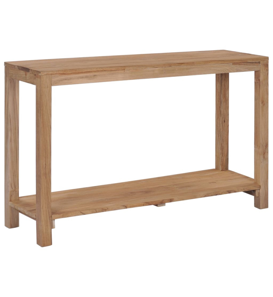 Table console 120 x 35 x 75 cm Bois de teck massif