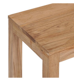 Table console 120 x 35 x 75 cm Bois de teck massif