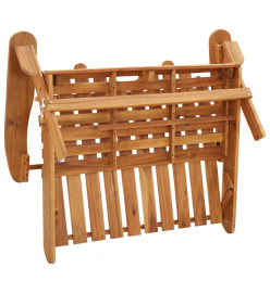 Ensemble de salon de jardin Adirondack 4 pcs bois acacia solide