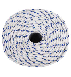 Corde de bateau Blanc 10 mm 100 m Polypropylène