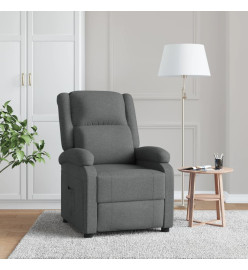 Fauteuil inclinable Gris foncé Tissu