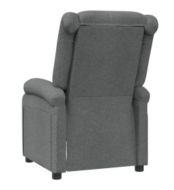 Fauteuil inclinable Gris foncé Tissu