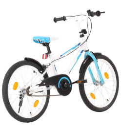 Vélo pour enfants 20 pouces Bleu et blanc