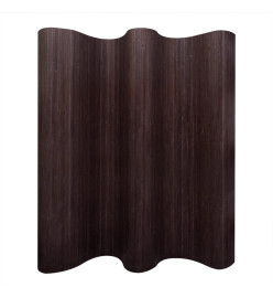 Cloison de séparation Bambou Marron foncé 250 x 165 cm
