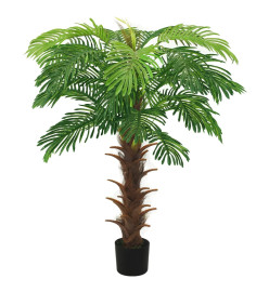 Palmier Cycas artificiel avec pot 140 cm Vert