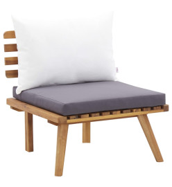 Salon de jardin 5 pcs Bois d'acacia massif