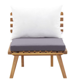 Salon de jardin 5 pcs Bois d'acacia massif