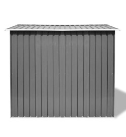 Abri de stockage pour jardin Métal Gris 257 x 205 x 178 cm