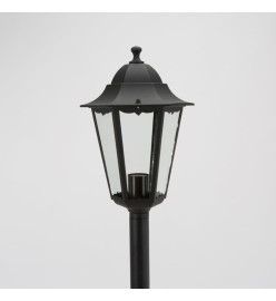 Smartwares Lampadaire de jardin 60 W Noir 175 cm CLAS5000.035