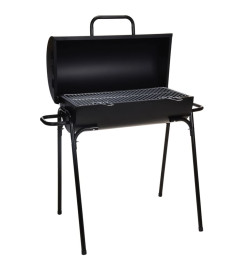 ProGarden Barbecue au charbon en forme de cylindre Diamètre 33 cm