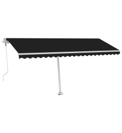 Auvent automatique sur pied 500x350 cm Anthracite