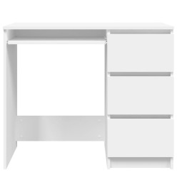 Bureau Blanc 90x45x76 cm Aggloméré