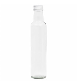 Petites bouteilles en verre 260 ml avec bouchon à vis 10 pcs